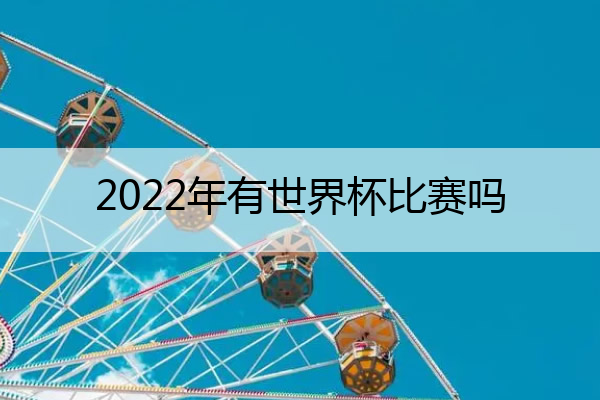 2022年有世界杯比赛吗,2022年有世界杯比赛吗