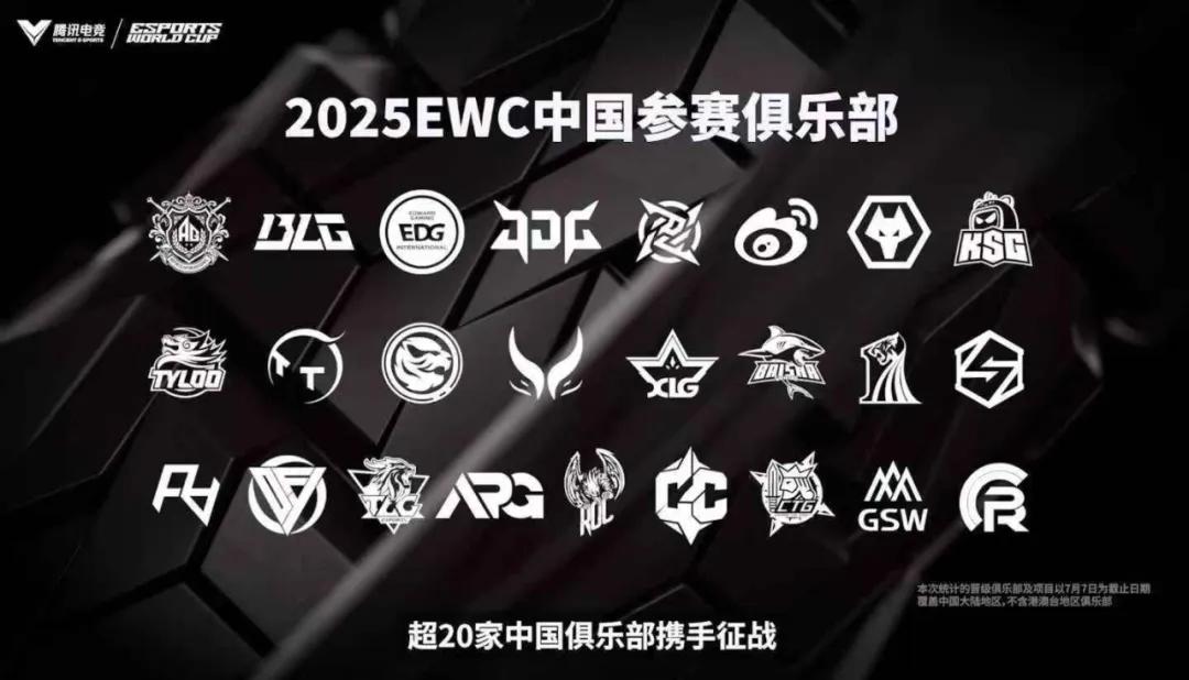 超20家中国俱乐部出征，2025电竞世界杯“遍地黄金”